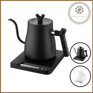Ấm rót cổ ngỗng pha cà phê kèm bếp đun điều chỉnh nhiệt độ 1000ml