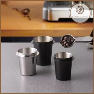 Dosing Cup - Ly dosing cup inox hứng đựng bột cà phê cho máy xay