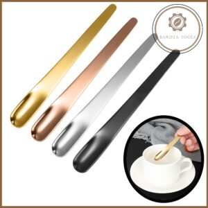 Thìa inox 304 dẹt khuấy cà phê 12.3cm | Dụng cụ barista