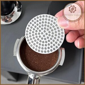 Puckscren, Lưới Lọc hai lớp inox 304 51/53 /58mm cho Portafter | Dụng cụ barista
