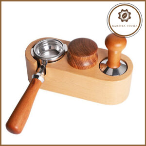 Đế đặt tamper gỗ 3 ngăn 58mm (Tamper Base ) - Dụng cụ barista