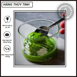 Cốc thủy tinh ăn sữa chua, ăn kem 250ml