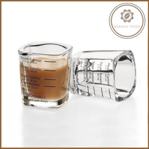 Ly đong espresso thủy tinh mẫu vuông 60ml | Dụng cụ barista