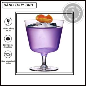 Ly thủy tinh cocktail chân ngắn 300ml (BG122) | Cocktail glass