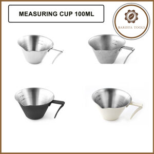 Cốc đong cà phê inox 100ml ( Measuring cup 100ml ) | Dụng cụ Barista