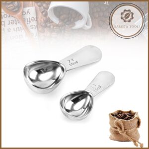 Thìa inox đong cà phê dáng quả lê