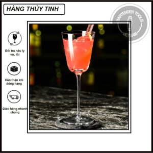 Ly thủy tinh pha chế cocktail chóp thu (BG116) | Cocktail glass