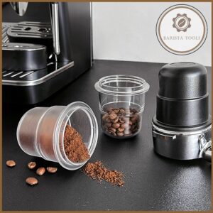 Dosing Cup -Cốc nhựa nhám hứng đựng bột cà phê cho máy xay [MẪU NHỰA NHÁM]
