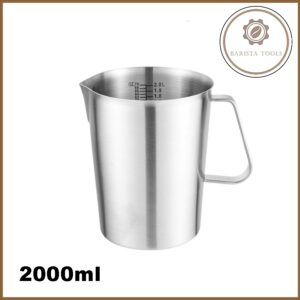 Ca đánh sữa inox 304 miệng loe 2 lít