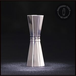 Angles Jigger 30/45ml - Jigger inox 304 bát giác 30/45ml