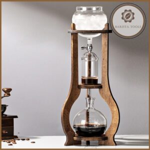 Tháp gỗ bình lọc thủy tinh pha cà phê lạnh cold brew 800ml
