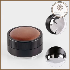 OCD san cà phê 4 cạnh nắp ấn gỗ | Dụng cụ Barista