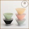 Phễu lọc cà phê V60 resin kèm đế kiểu Nhật ( 2-4 cups )