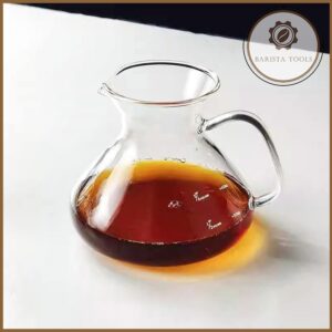 Bình thủy tinh đựng cà phê miệng eo 600ml