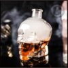 Bình thủy tinh đựng whisky, cocktail hình đầu lâu 380ml