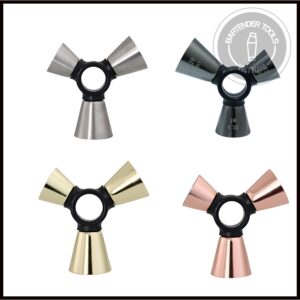 Measuring Device 3 End Accurate - Jigger inox 3 đầu pha chế cocktail 15/22.5/30ml