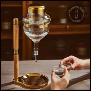Bộ tháp ướp lạnh rượu, cocktail có vòi chiết | Dụng cụ quẩy bar